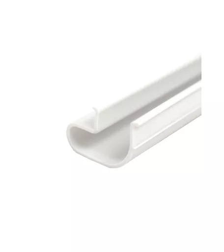 Plastic White Slatwall Insert