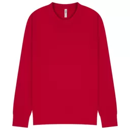 CasualClassics_ClassicRingspun280RegularFitSweatAdultC2400_Red_Front.png