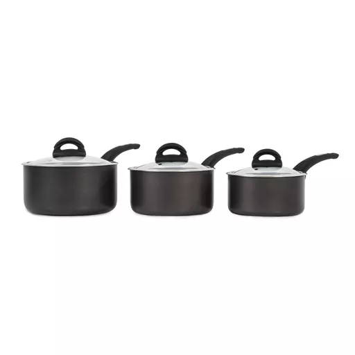 Cerasure 3 Piece Saucepan Set Graphite