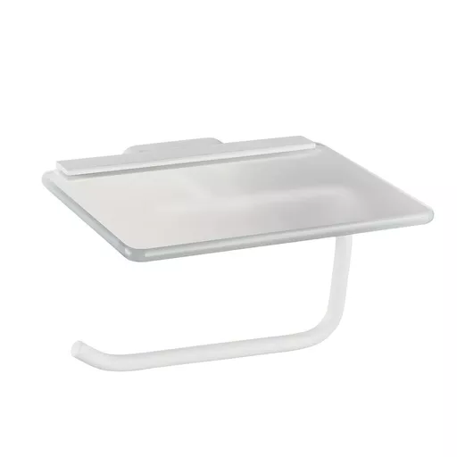 Asti Toilet Roll Holder - Matt White