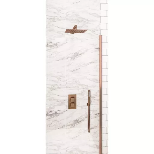 Square Shower Bundle Brushed Bronze