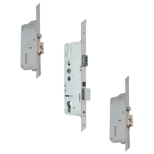 YALE Lockmaster AutoEngage Classic Latch & Deadbolt 20mm Radius Faceplate 2 Latch Bolt