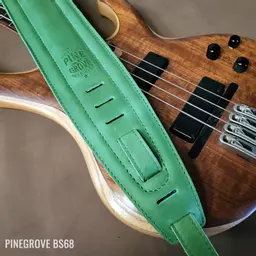 BS68 emerald green bass guitar strap 114610.jpg