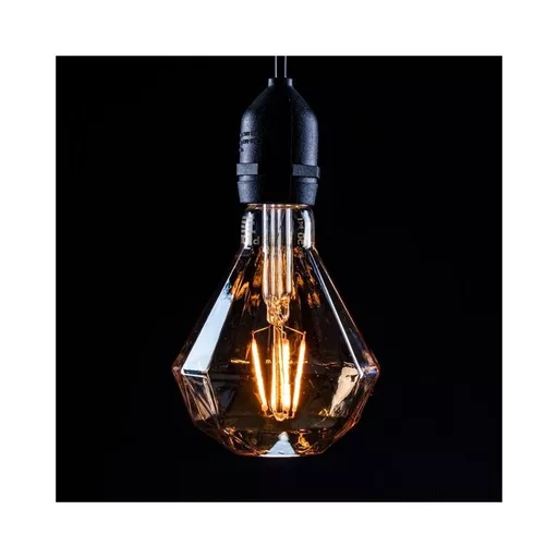 Prolite 4W Dimmable LED Diamond Filament Lamp Gold 1800K ES