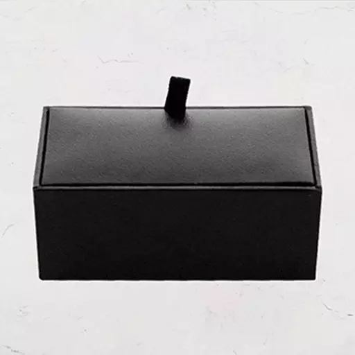 Personalised cufflink Gift box. Sleek Luxury gift for any occasion 