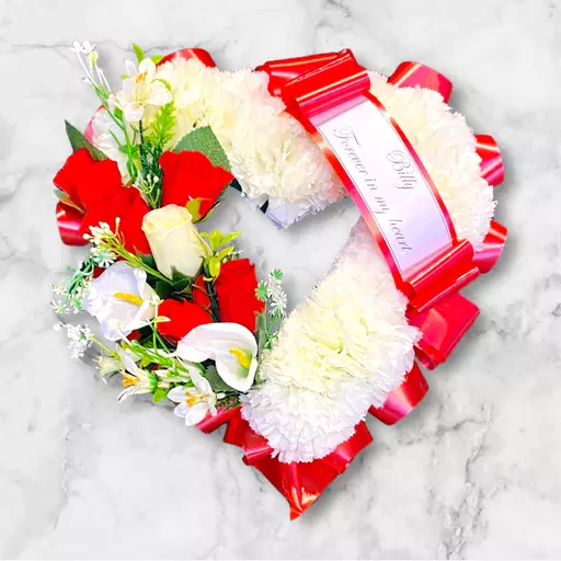 CHRISTMAS OPEN HEART WREATH