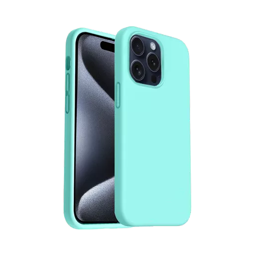 Silicone for iPhone 15 Pro - Mint