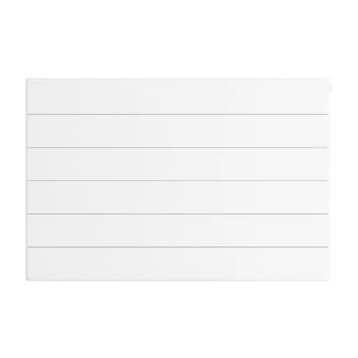 Flat Cover Plate with Lines 600 x 900 Gloss White