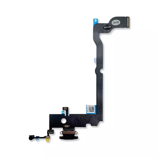 Charging Port Flex Cable (Black) (RECLAIMED) - For iPhone XS Max