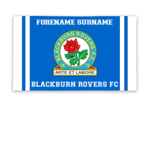 Blackburn Rovers Crest 5ft x 3ft Banner