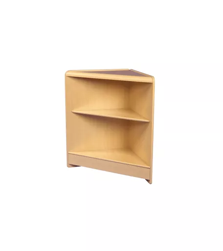Maple Corner Counter with Wood Shelf - 600mm x 600mm x 900mm