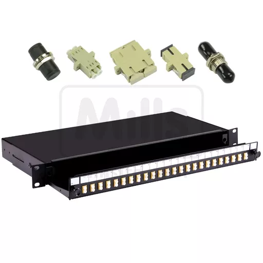 Fusion Fibre Sliding Patch Panel Pre-Loaded - Multimode