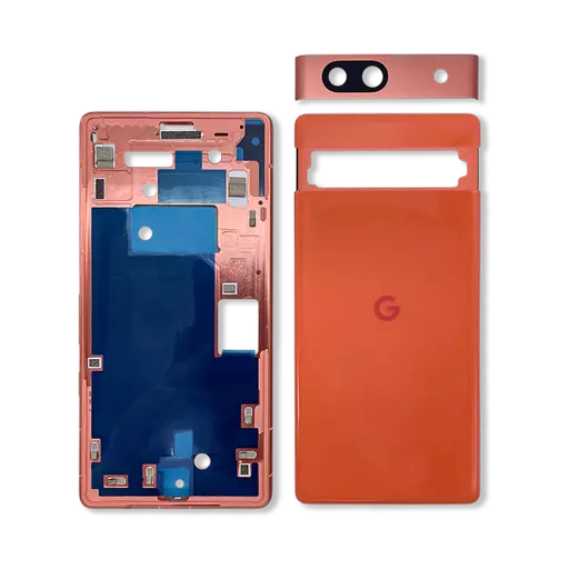 Back Housing (No Logo) (Coral) (RECLAIMED) - For Google Pixel 7A