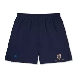 ReadingBlueCoatStaff_EliteWovenGymShort_Navy_Front.png