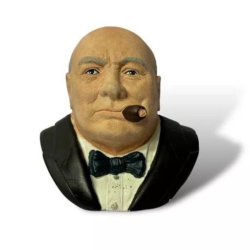 Chalkware Winston Churchills Face Wall Decor