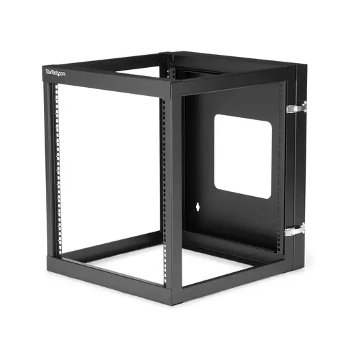 StarTech.com 12U Hinged Open Frame Wall-Mount Server Rack - 22 in. Deep