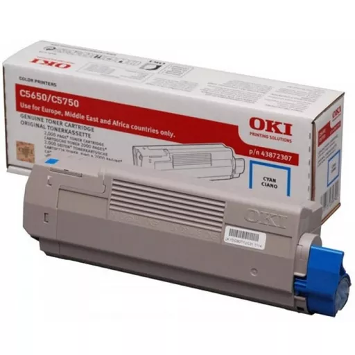 OKI 43872307 Toner cyan, 2K pages/5% for OKI C 5650