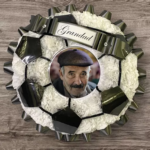 2D Football tribute - any colour soccer - photo - poem - open