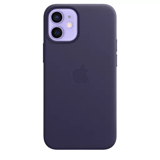 Apple iPhone 12 mini Leather Case with MagSafe - Deep Violet