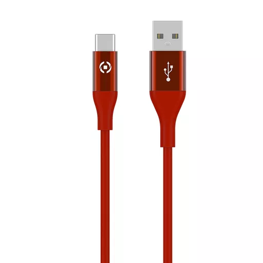 Celly USBTYPECCOLORRD USB cable USB 2.0 1 m USB A USB C Red