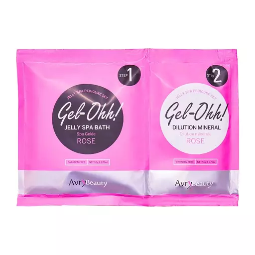 Gel-Ohh Jelly Spa Pedi Bath Rose