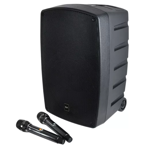 QTX PEFORMER-12 Portable PA Speaker with 2 UHF Micophones