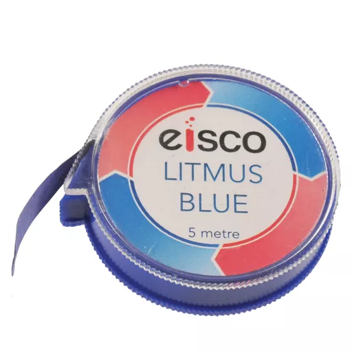 Litmus paper, blue, Roll, 5 m long x 6 mm wide