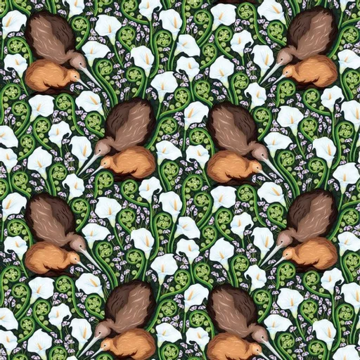 Kiwi Bloom Textile