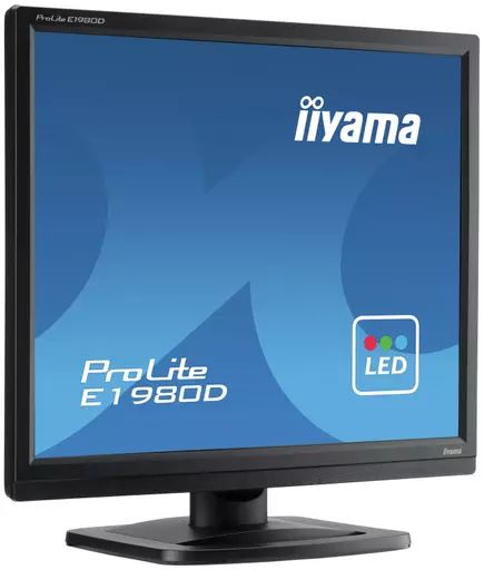 iiyama ProLite E1980D-B1 LED display 48.3 cm (19") 1280 x 1024 pixels XGA Black