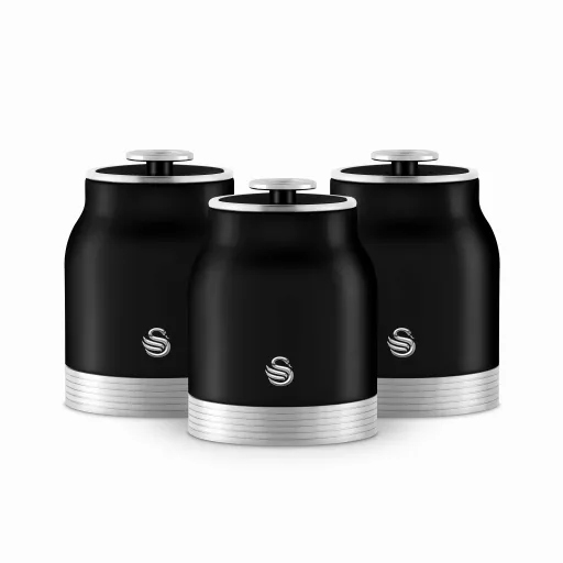 Swan Retro Set of 3 Canisters