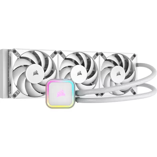 Corsair H150I ELITE Processor All-in-one liquid cooler 12 cm White 1 pc(s)