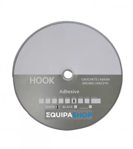 Hook Fastener 25m Roll - White 50mm
