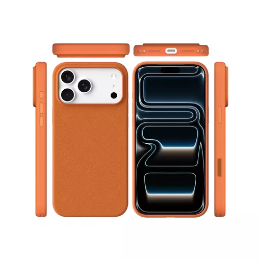 ProMag Woven with AI Button for iPhone 18 Pro - Orange