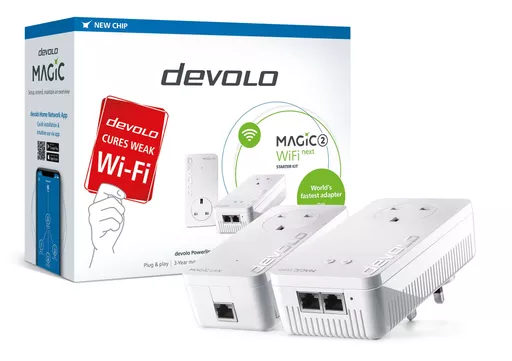 Devolo Magic 2 WiFi next 2400 Mbit/s Ethernet LAN Wi-Fi White