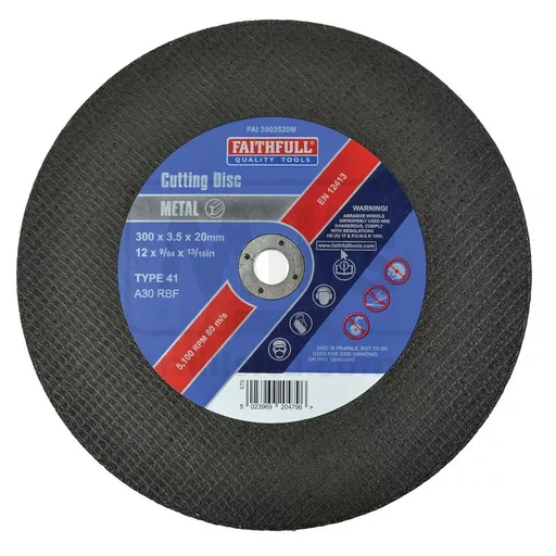 Metal Cut Off Disc 300 x 20mm