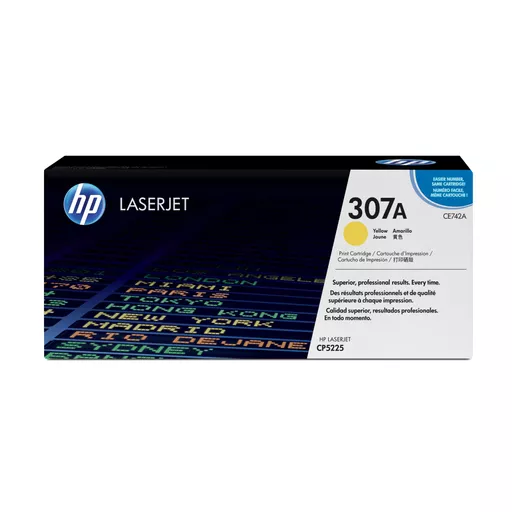HP CE742A/307A Toner cartridge yellow, 7.3K pages ISO/IEC 19798 for HP CLJ CP 5220