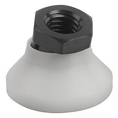 K0395 Swivel Feet In Stainless Steel & POM Form D Size M6-M20
