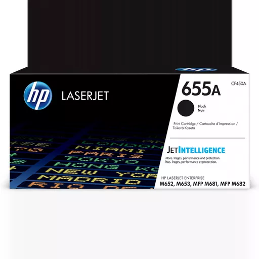 HP CF450A/655A Toner cartridge black, 12.5K pages ISO/IEC 19752 for HP LaserJet M 652/681