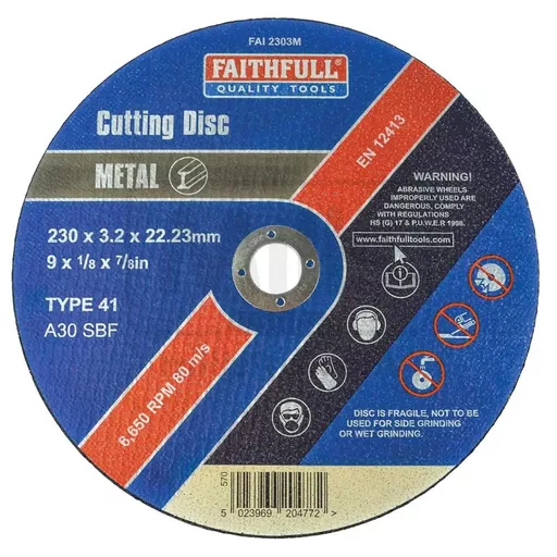 Metal Cutting Disc 230mm