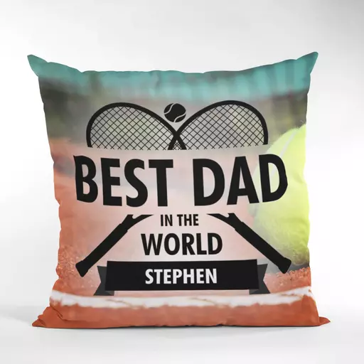 Tennis Best Dad Cushion