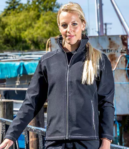 Result Work-Guard Ladies Treble Stitch Soft Shell Jacket