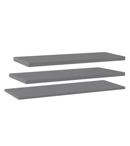 Dark Grey Melamine Shelf - Various Widths Available