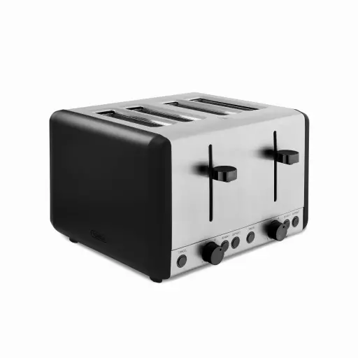 Sera 4 Slice Toaster With Smoked Chrome Trim