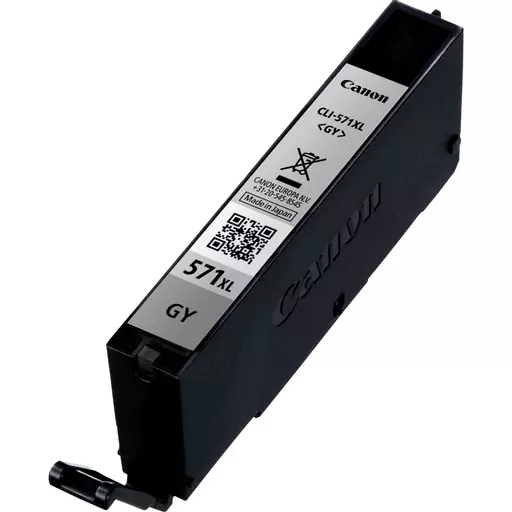 Canon 0335C001/CLI-571GYXL Ink cartridge gray high-capacity, 3.35K pages ISO/IEC 24711 289 Photos 11ml for Canon Pixma MG 7750