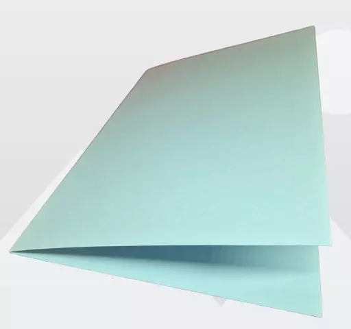 Sky Blue Colour 240gsm A4 Pre Scored Card Blanks (Folds to A5)