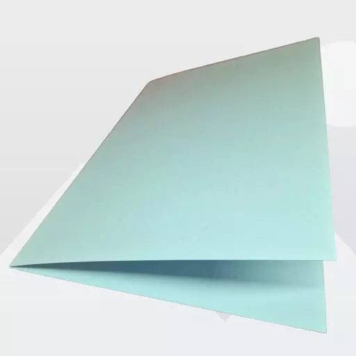 Sky Blue Colour 240gsm A5 Pre Scored Card Blanks (Folds to A6)