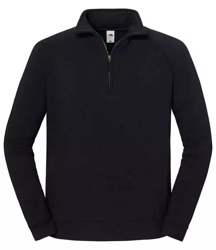 Fruit of the Loom Iconic Premium Zip Neck Sweatshirt