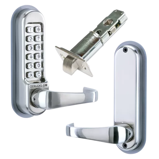 CODELOCKS CL0540 / CL0545 Stainless Steel Digital Gate Lock With Adjustable Latch