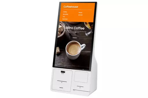 Samsung LH24KMATBGC Kiosk design 60.5 cm (23.8") Wi-Fi 250 cd/m² Full HD White Touchscreen 16/7