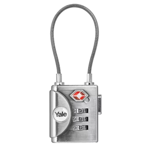 YALE YTP3 TSA Soft Shackle Combination Padlock